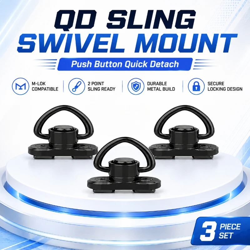 Push Fit Connector - Push Button Quick Release QD Strap