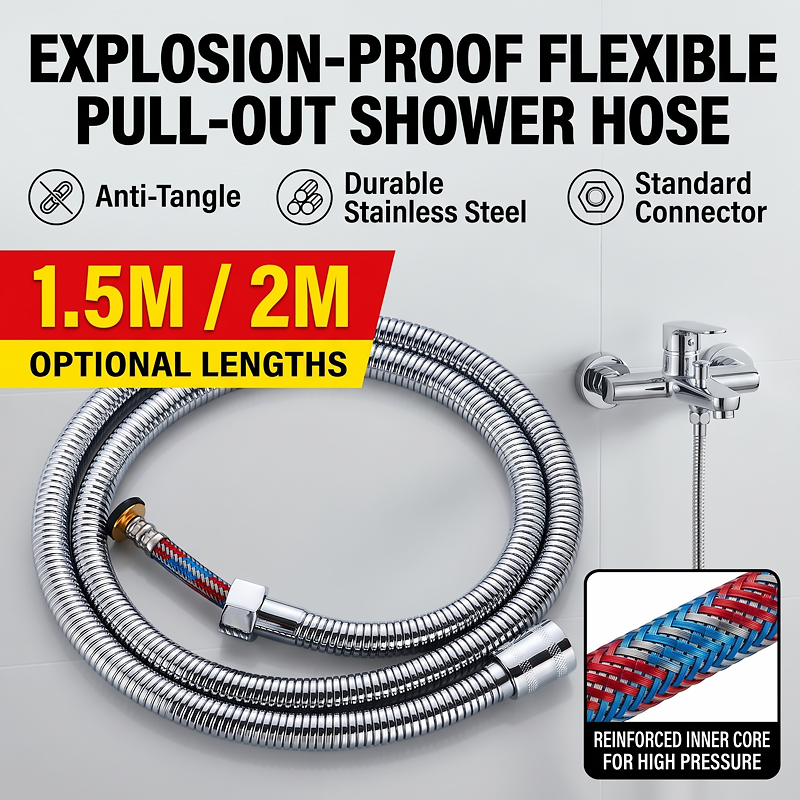 1.5M/2M Stainless Steel Braide - огляд і ціна Flexible Hose Braided