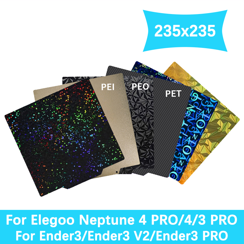 235x235mm PEI PEO PET PEY Spri - огляд і ціна Creality Printer K1