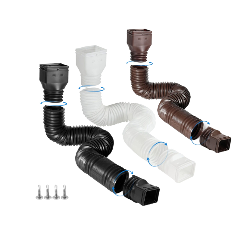Flexible Retractable Downspout - огляд і ціна Flexible Hose Braided