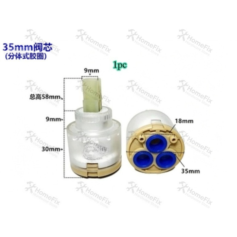 1Pcs Ceramic Valve Core 28mm 3 - огляд і ціна Basin Mixer Cartridge
