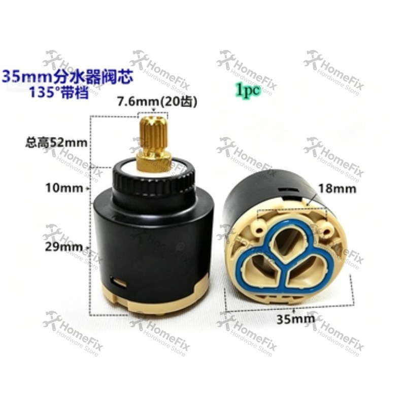 1Pcs Ceramic Valve Core 28mm 3 - огляд і ціна Basin Mixer Cartridge