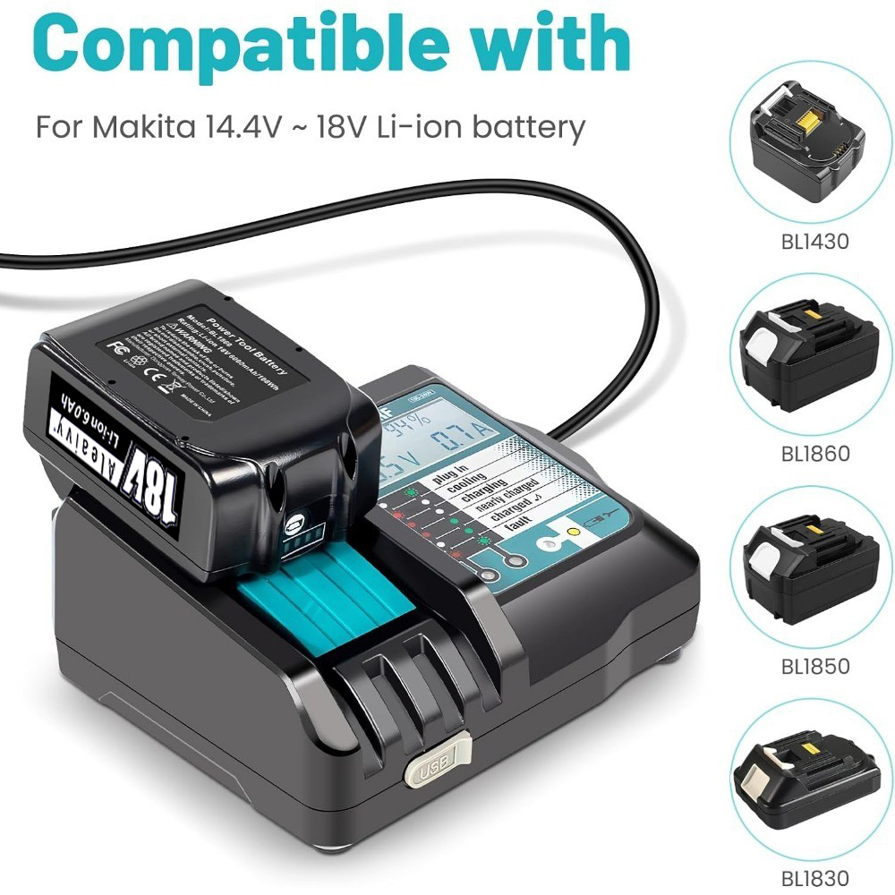 DC18RF Li-ion Super Fast Charg - огляд і ціна Makita Drill Hp1640