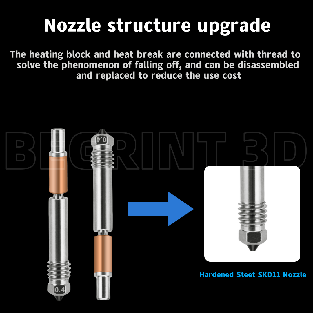 Hotend Upgrade TZ V6 3.0 Hot e - огляд і ціна Creality Printer K1
