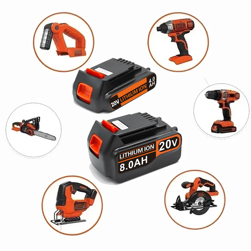 3.0Ah-8.0Ah for Black & Decker - огляд і ціна Black+Decker Tool 20V Max