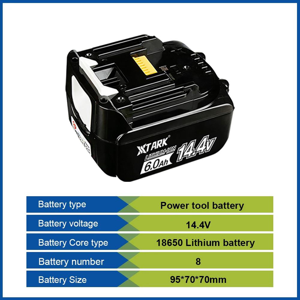 14.4V 6000mAh Li-ion Battery R - огляд і ціна Makita Drill Hp1640